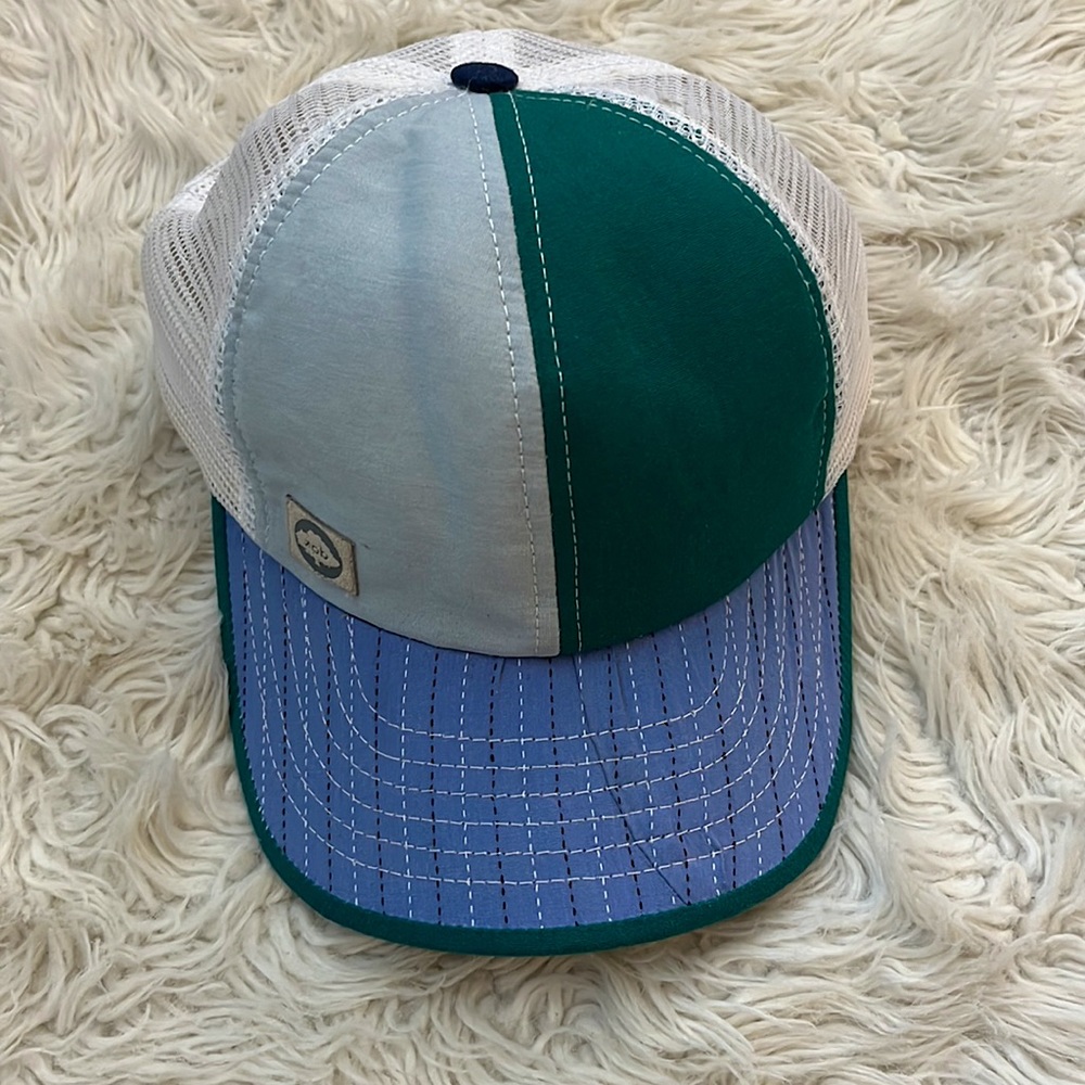 Xob color block trucker hat